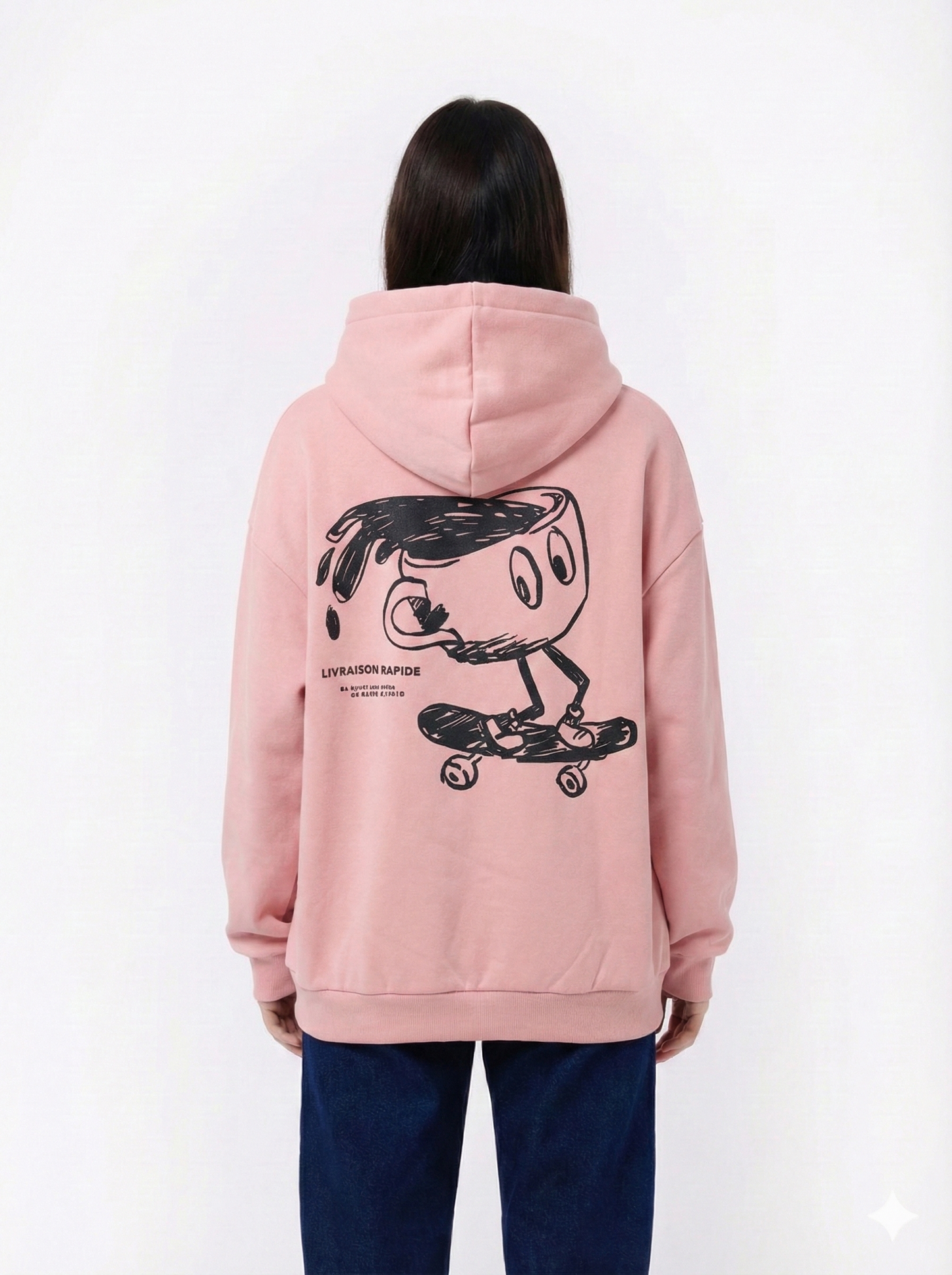 Women’s Oversized Printed Sweatshirt