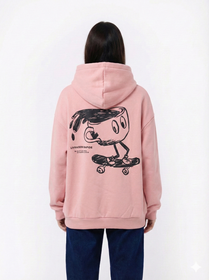Women’s Oversized Printed Sweatshirt