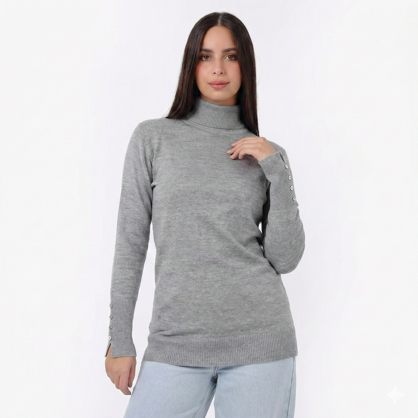 Women’s High Neck Knit Sweater