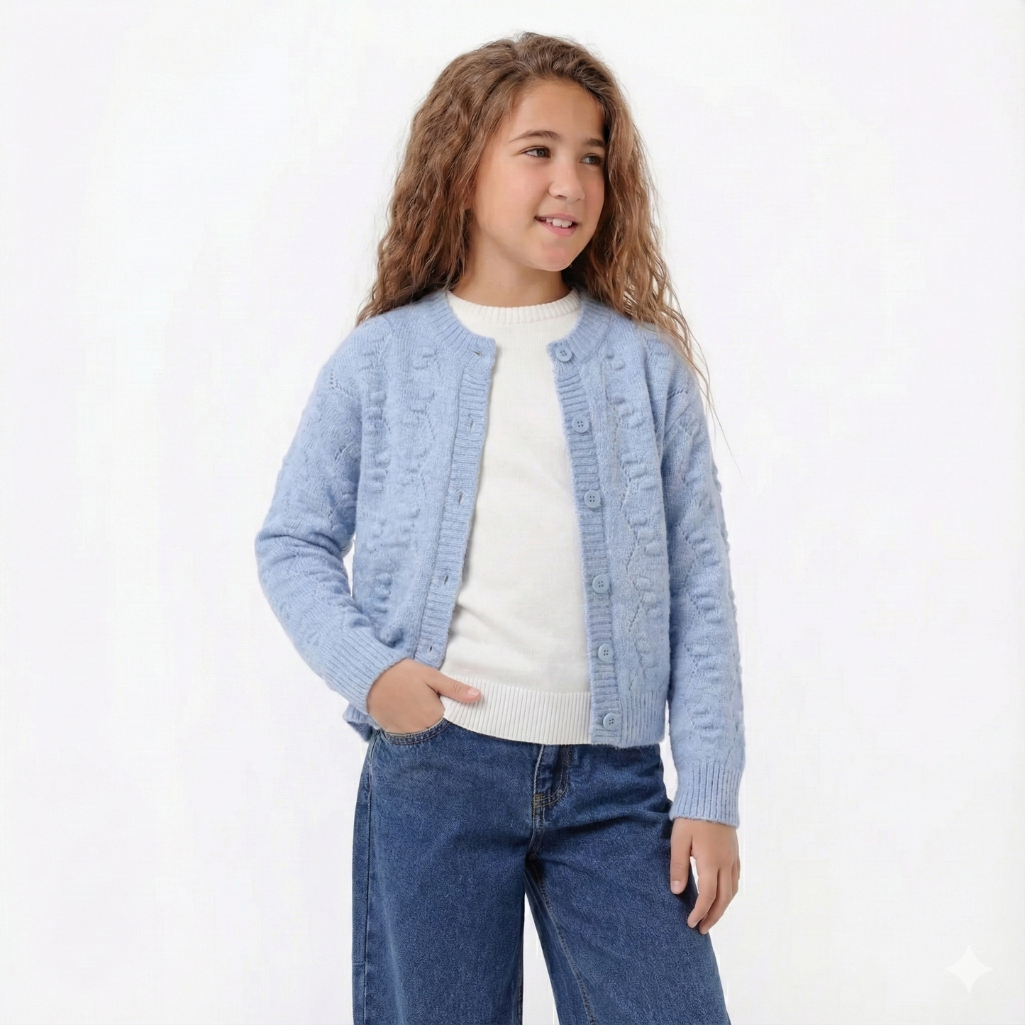Girls Knitted Cardigan