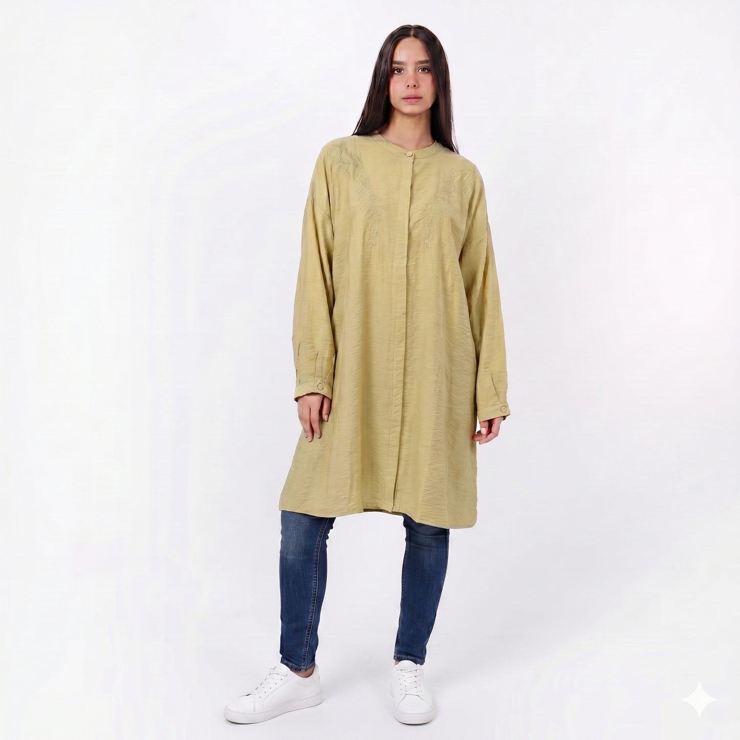 Women's Embroidered Long Tunic