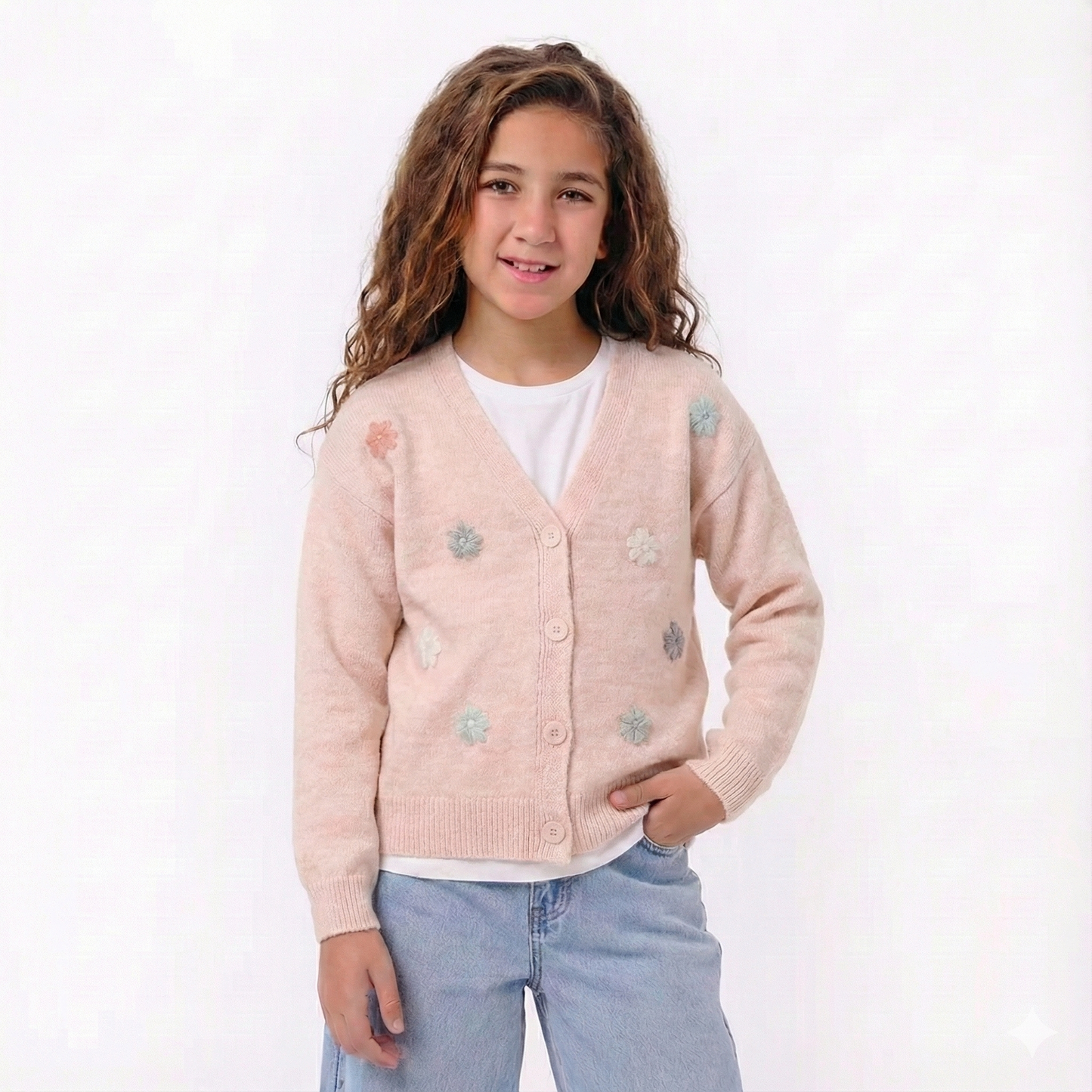 Girls Knitted Cardigan