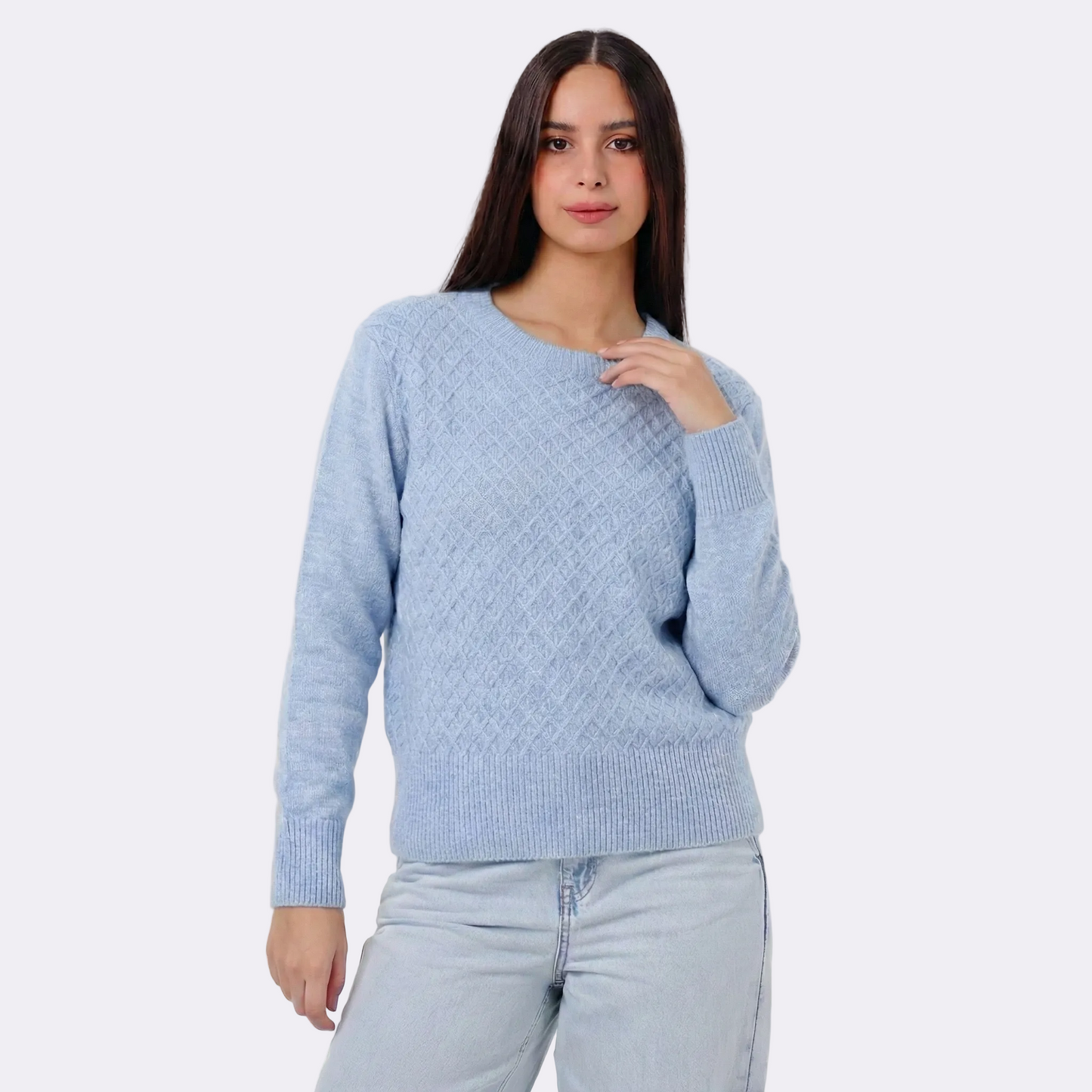 Women's Crew Neck Knit Sweater