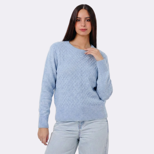 Women's Crew Neck Knit Sweater