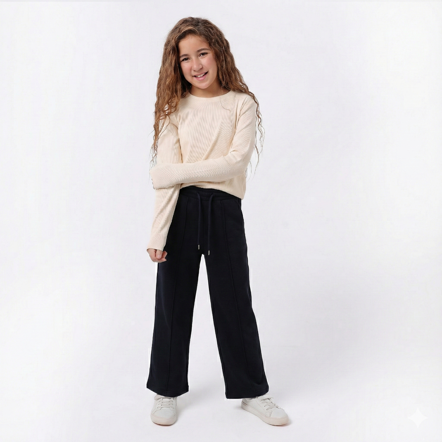 Wide Leg Cotton Sweatpants