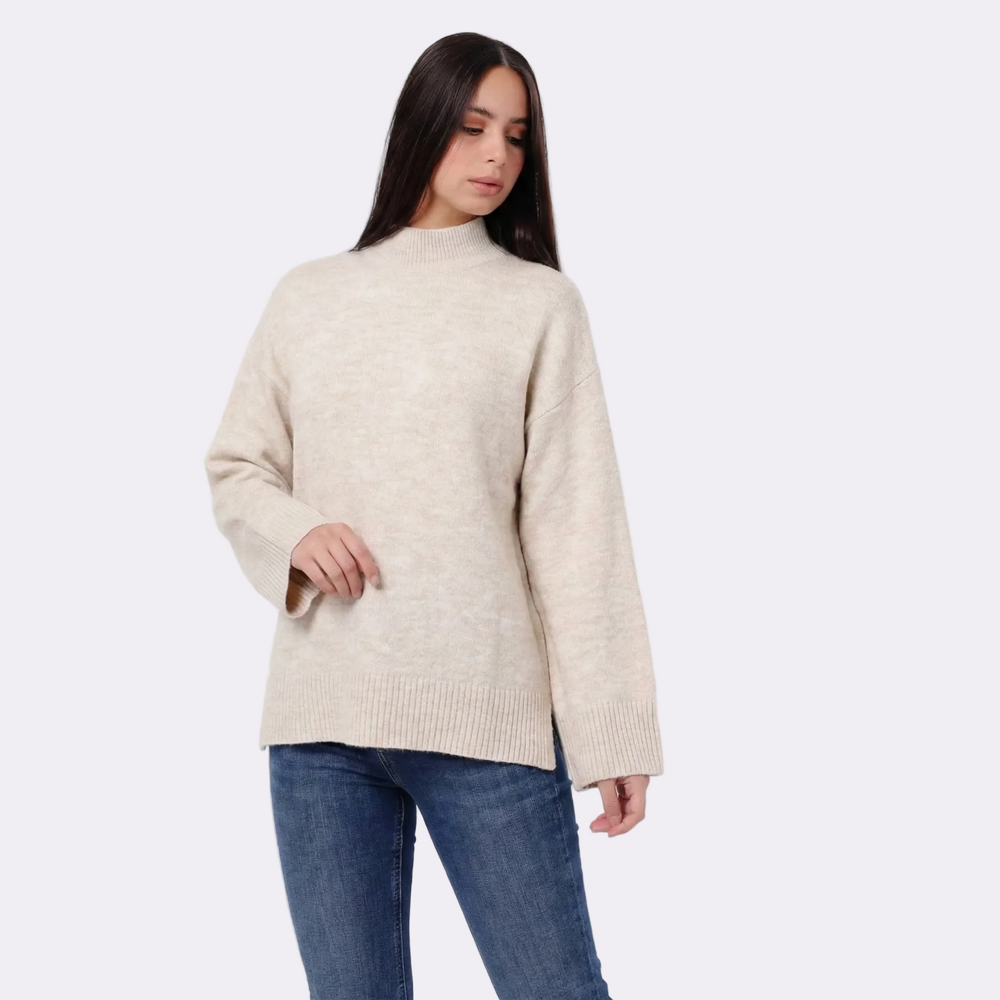 Women’s Half Neck Knit Sweater