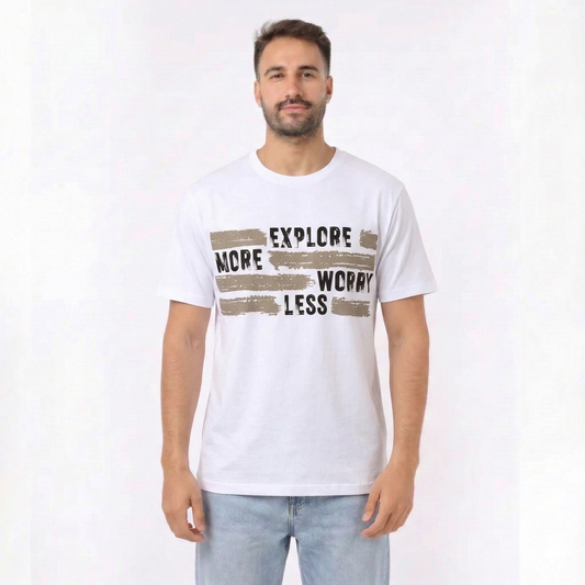 Men's Printed Cotton T-Shirt