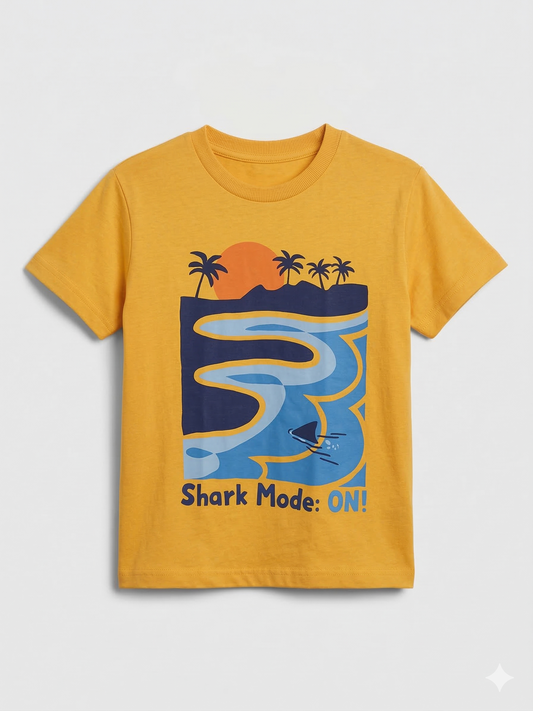 Boys Cotton Printed T-Shirt