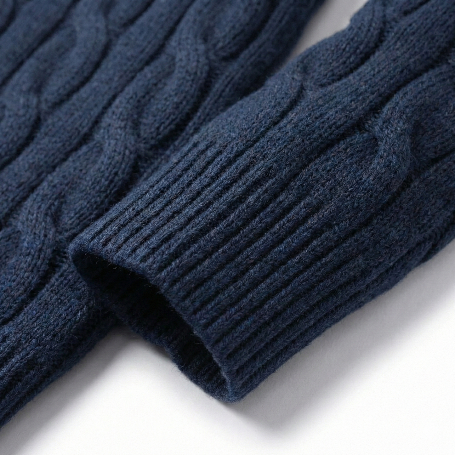 Men's Half Zip Knit Sweater