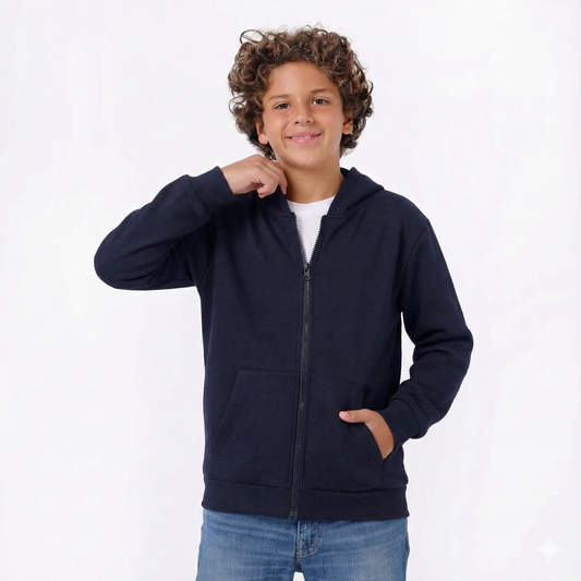 Boys Full-Zip Hoodie Sweatshirt