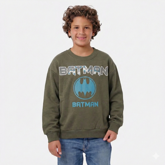 Boys Melton Printed Sweatshirt