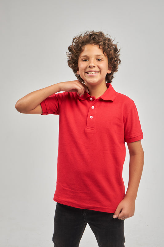 Boys Plain Polo