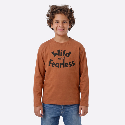 Boys Long Sleeve Printed T-Shirt