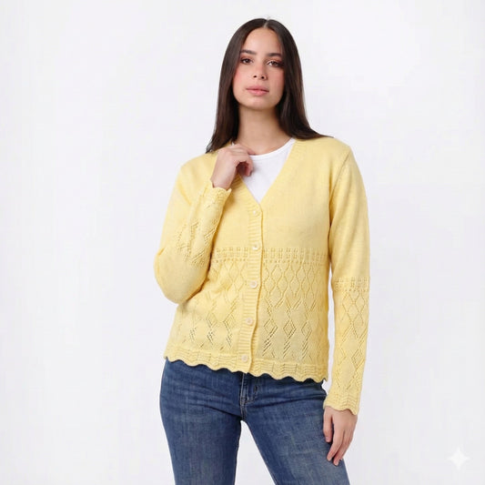 Women’s Knitted Button Cardigan