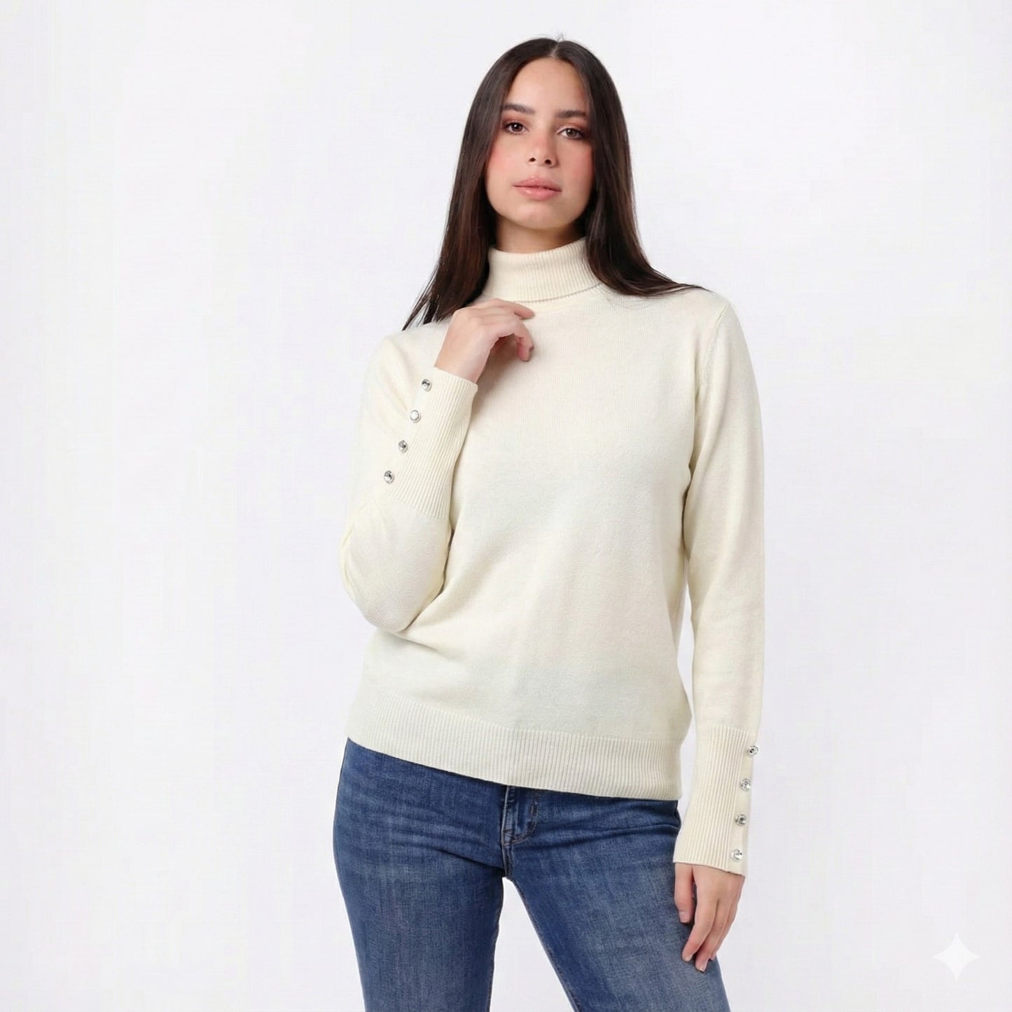 Women’s High Neck Knit Sweater