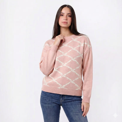 Women's Crew Neck Knit Sweater