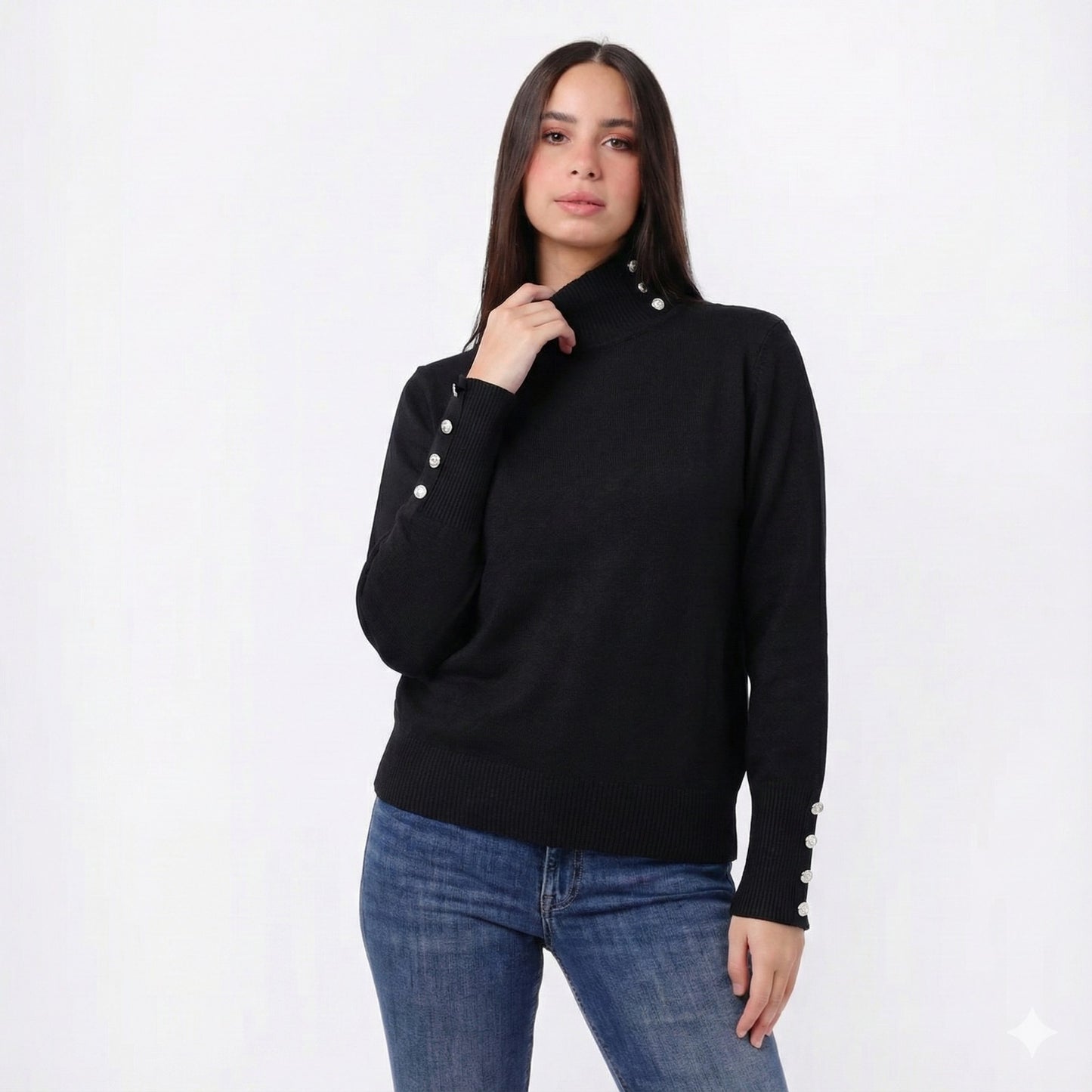 Women’s High Neck Knit Sweater