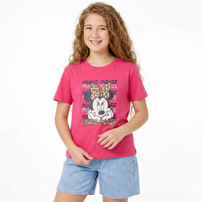Girls Cotton Printed T-Shirt