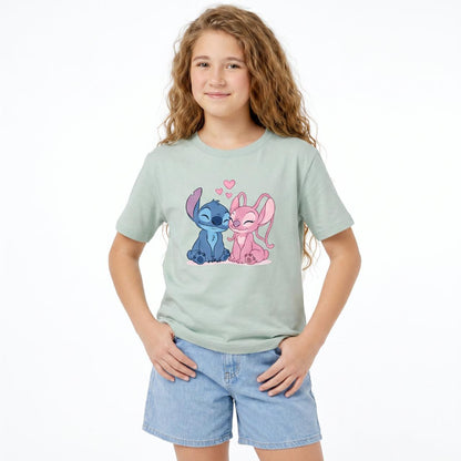 Girls Cotton Printed T-Shirt