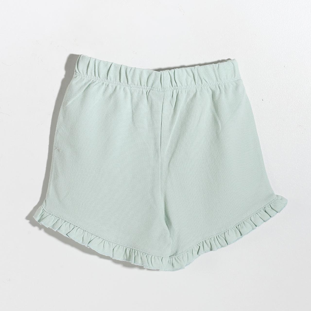 Girls melton plain shorts