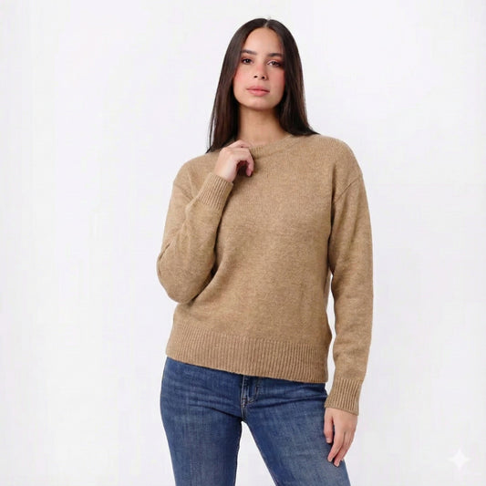 Women's Crew Neck Knit Sweater