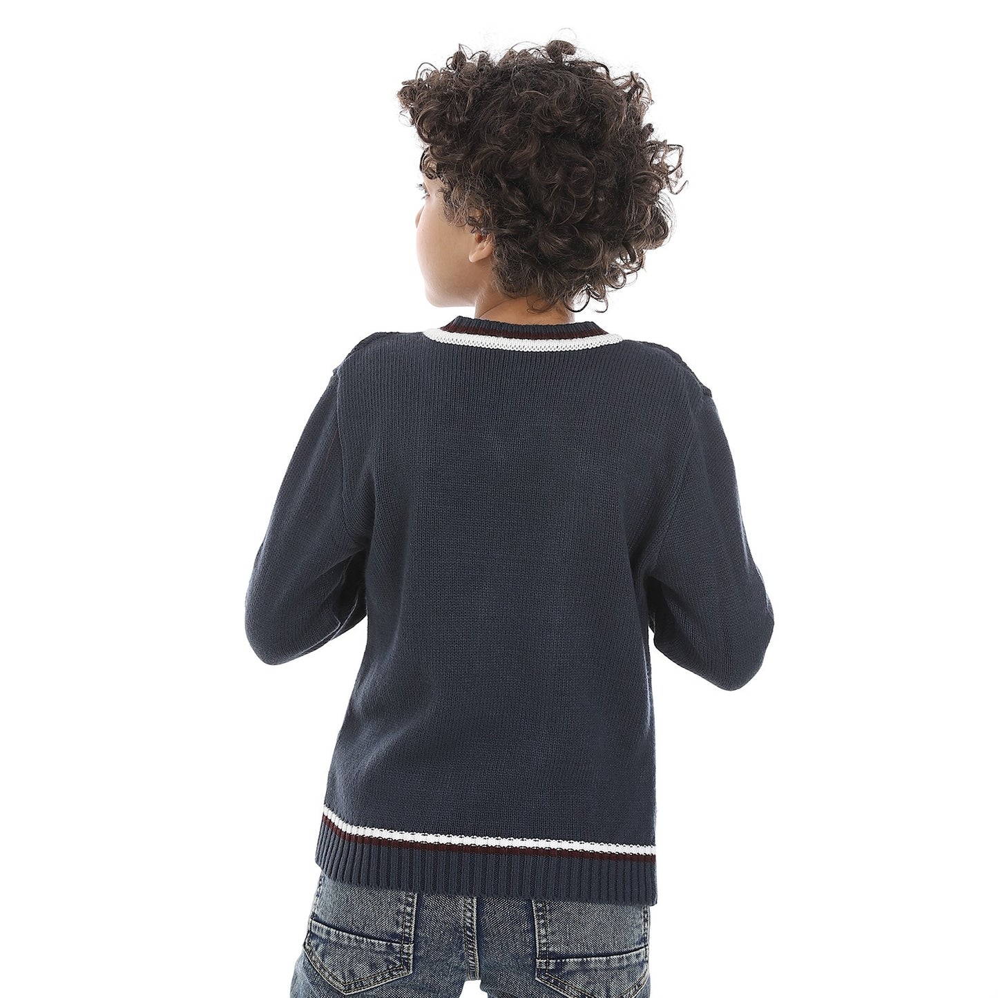 Boys V Neck Pullover