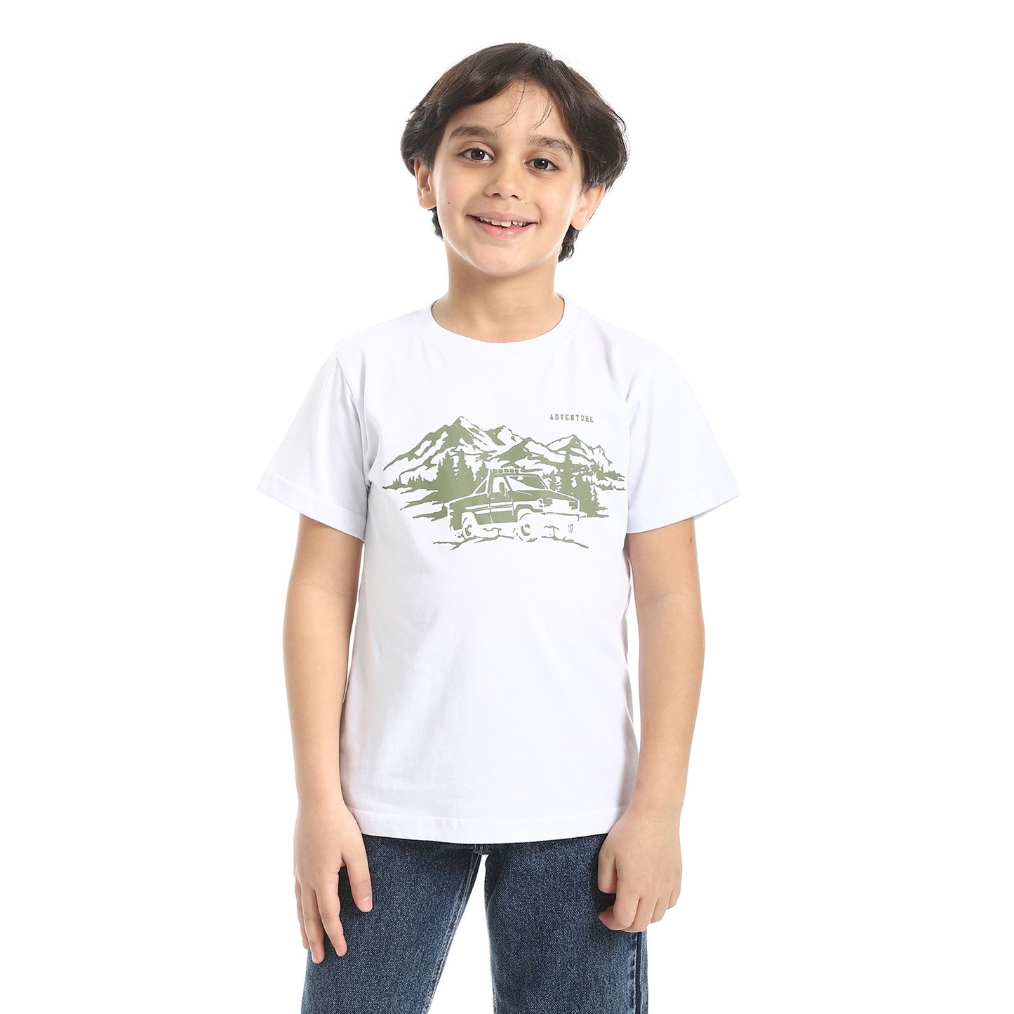 Boys Cotton Printed T-Shirt