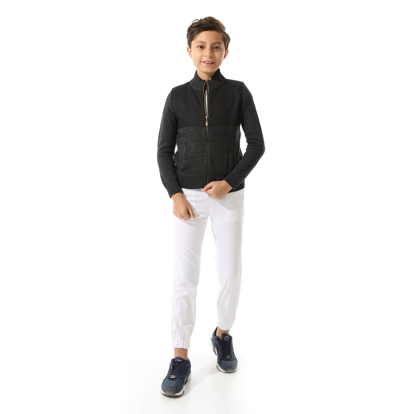 Boys Zipper-Knit Jacket