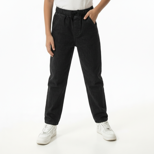Boys Denim Jogger Pants