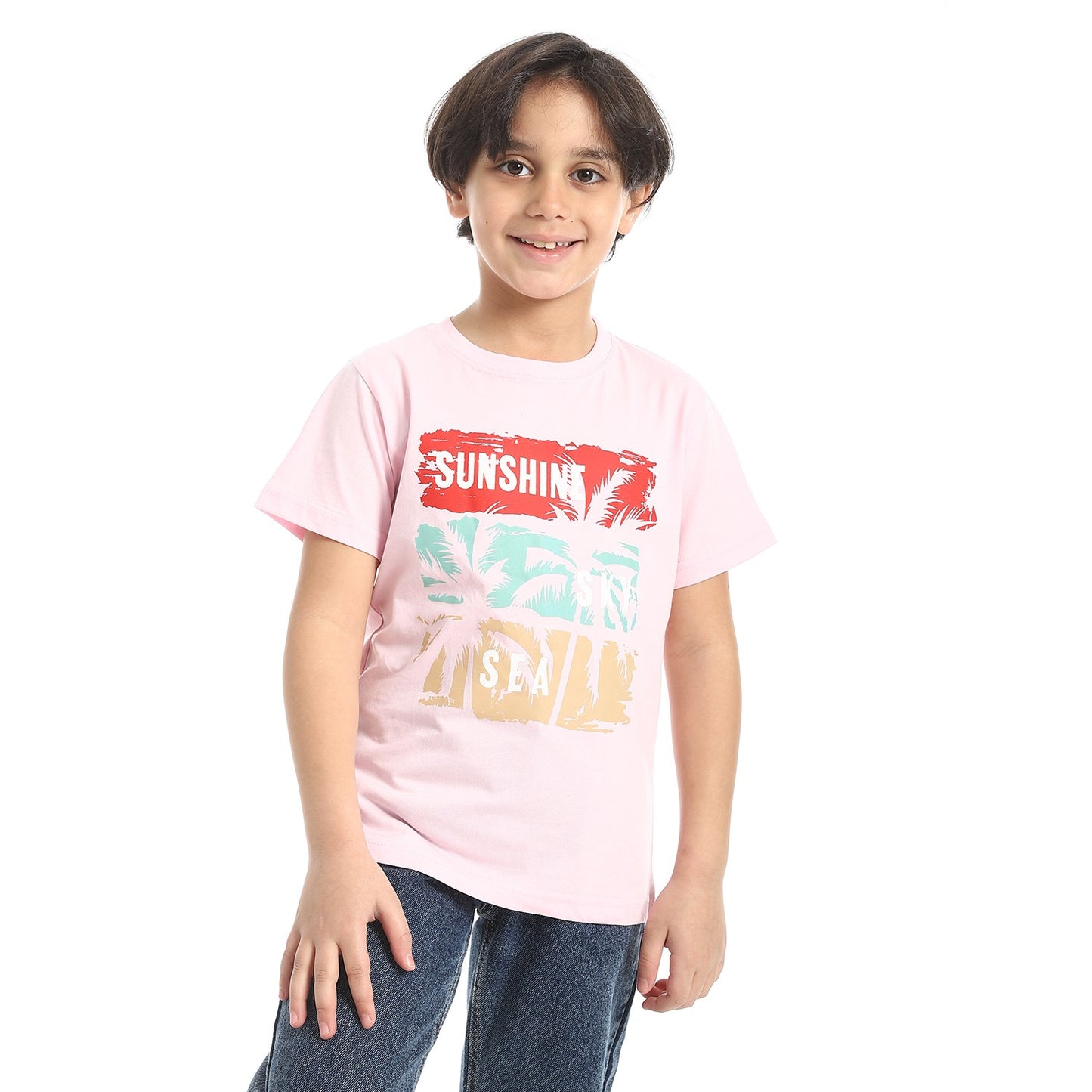 Boys Cotton Printed T-Shirt