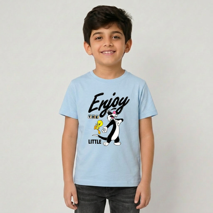 Boys Cotton Printed T-Shirt