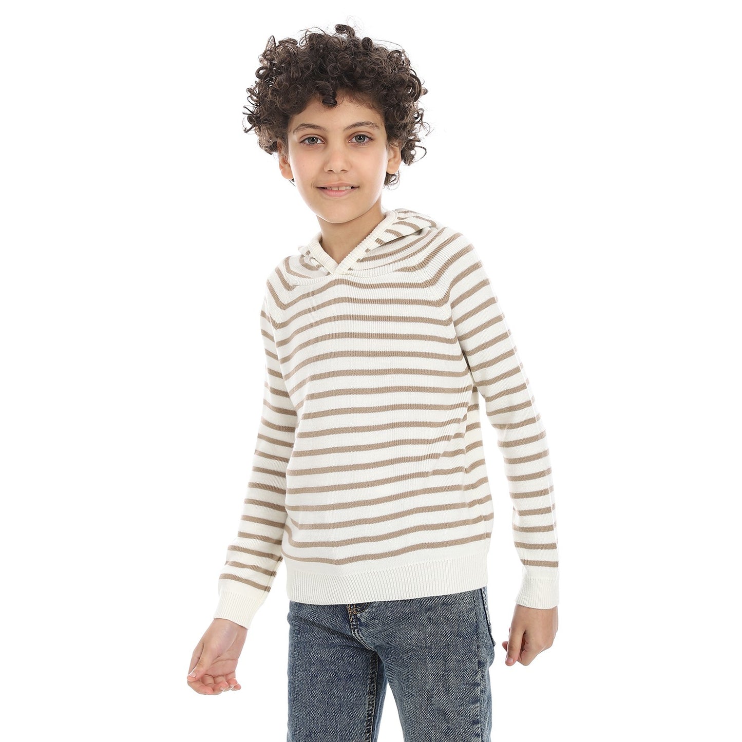 Boys Striped Pullover