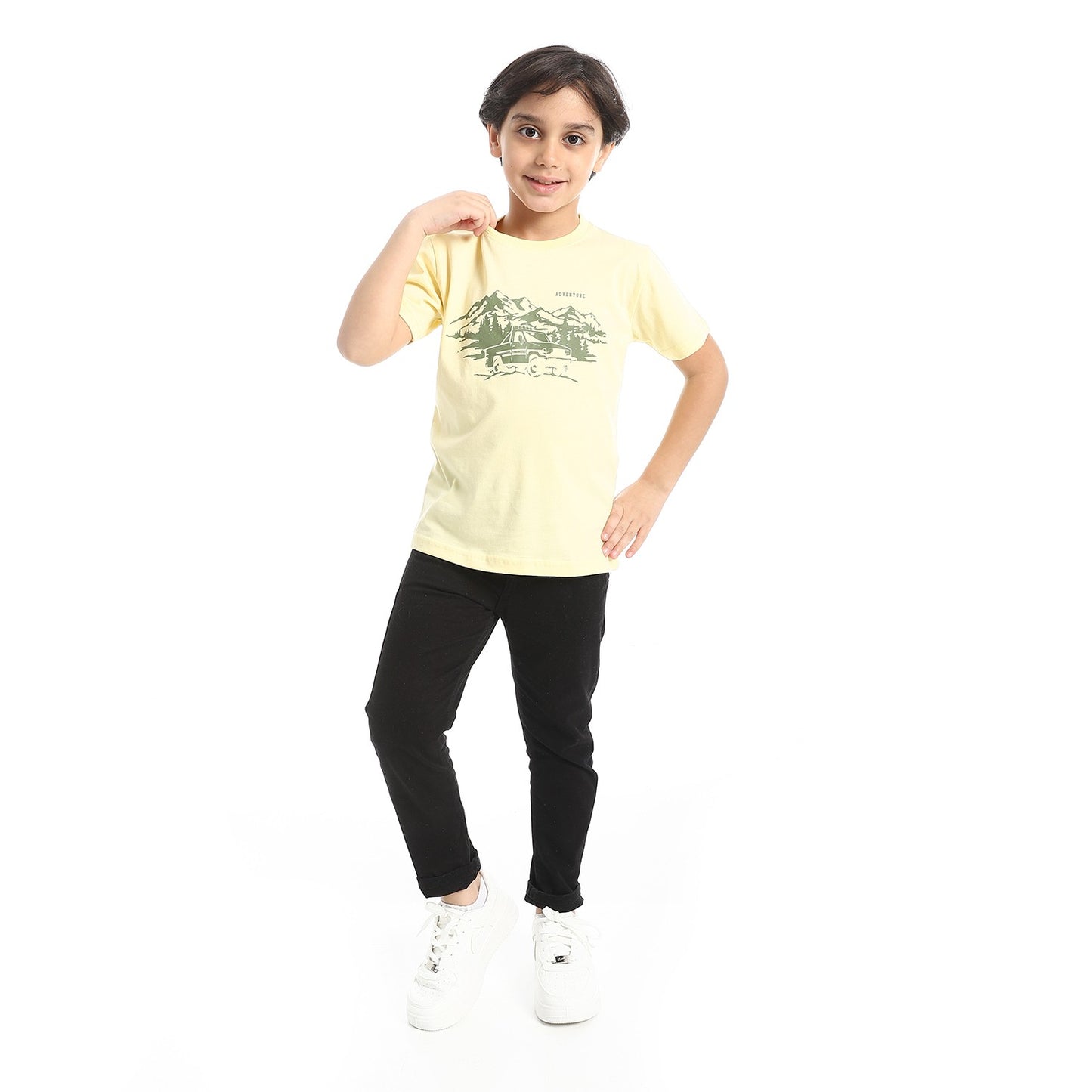 Boys Cotton Printed T-Shirt