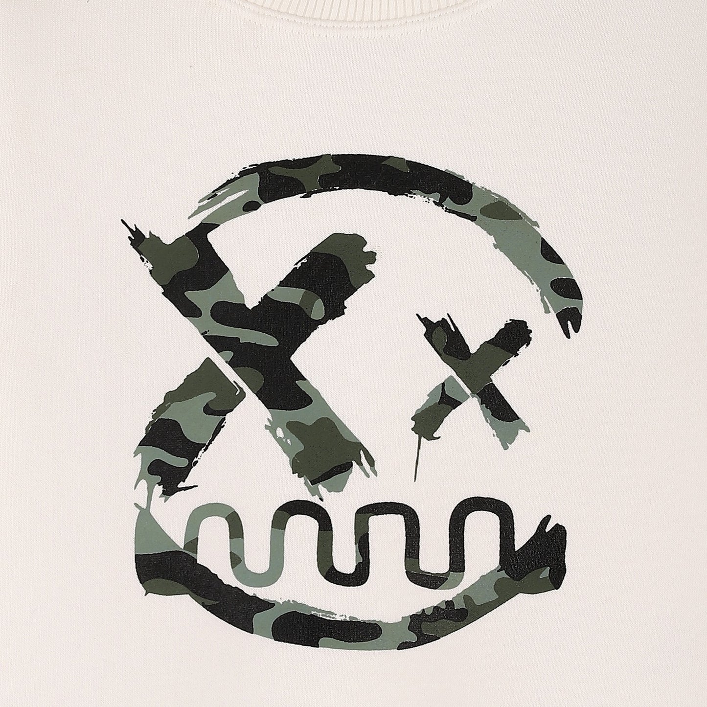 Boys Melton Printed Sweatshirt
