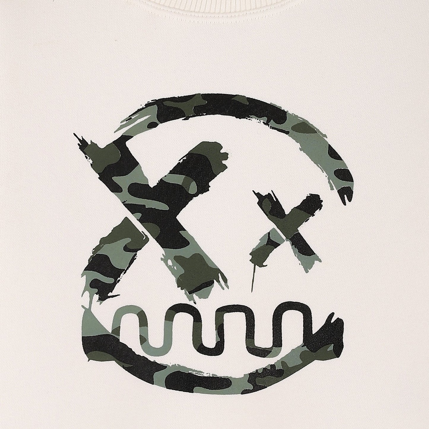 Boys Melton Printed Sweatshirt