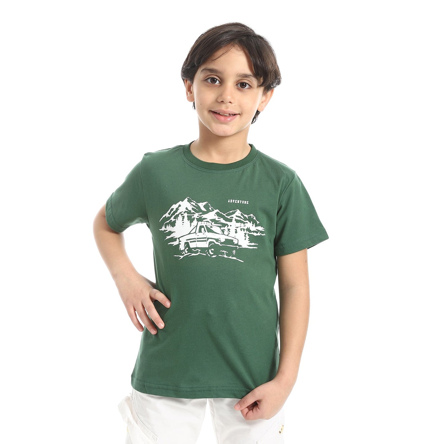 Boys Cotton Printed T-Shirt