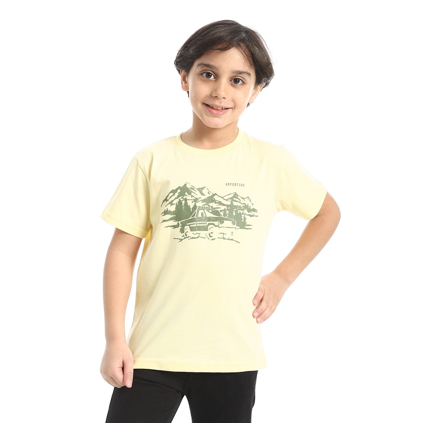 Boys Cotton Printed T-Shirt