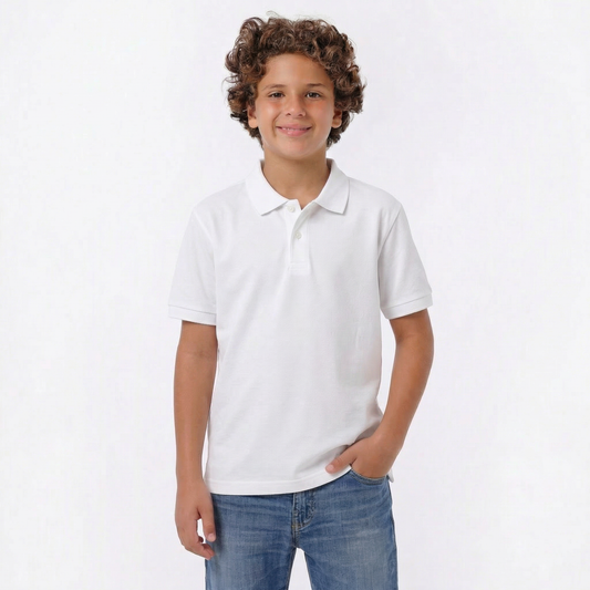 Boys Plain Polo