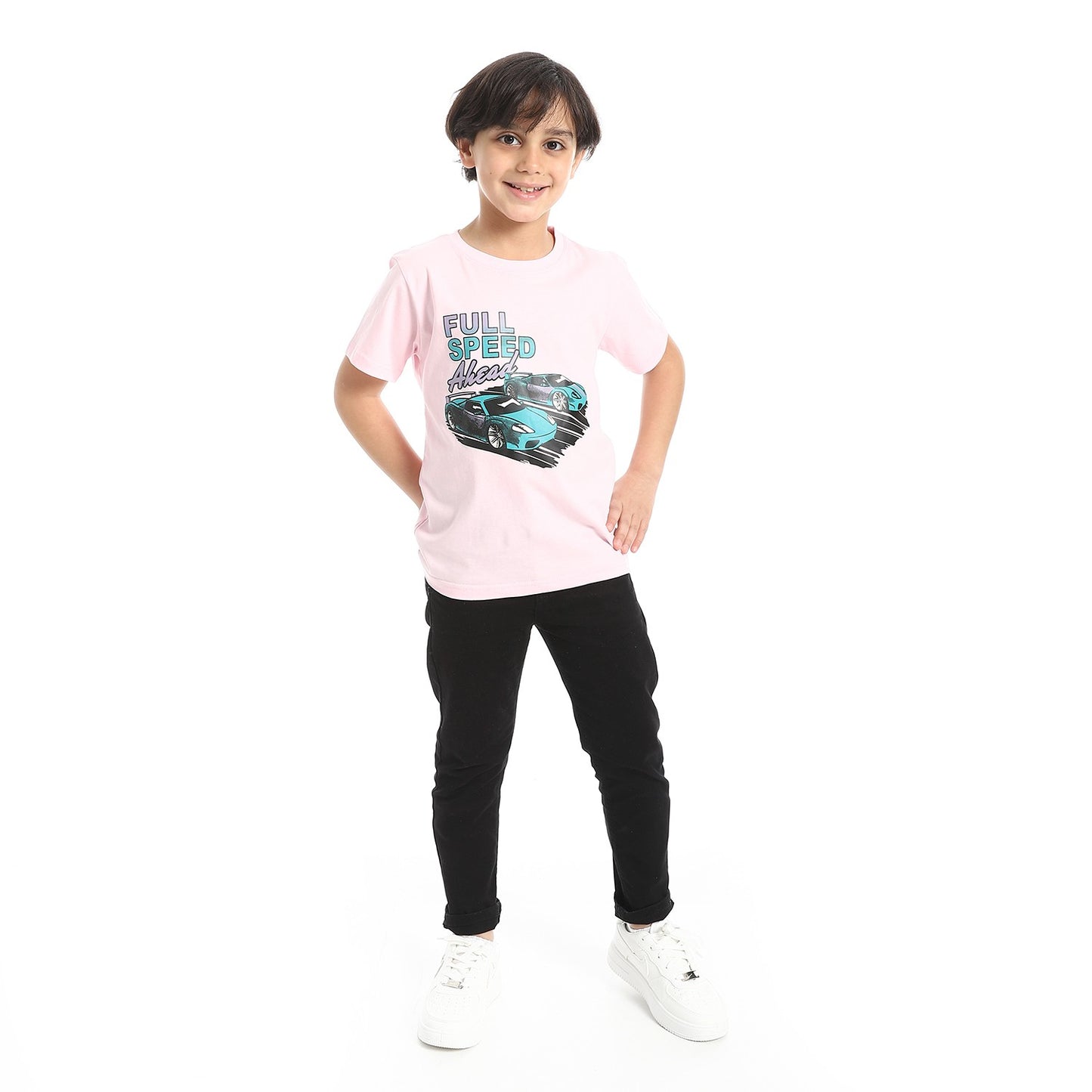 Boys Cotton Printed T-Shirt