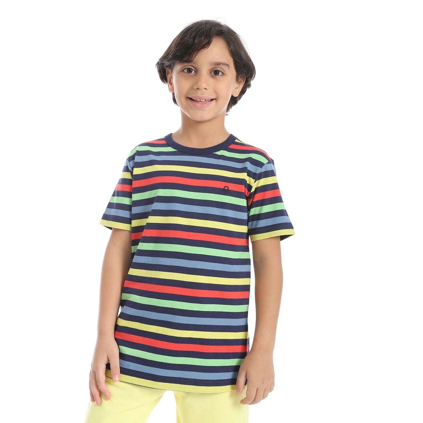 Boys Cotton Stripped T-Shirt