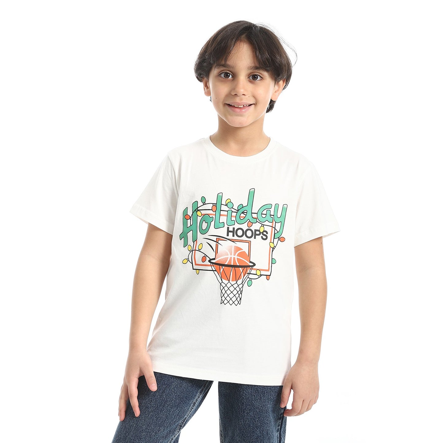 Boys Cotton Printed T-Shirt