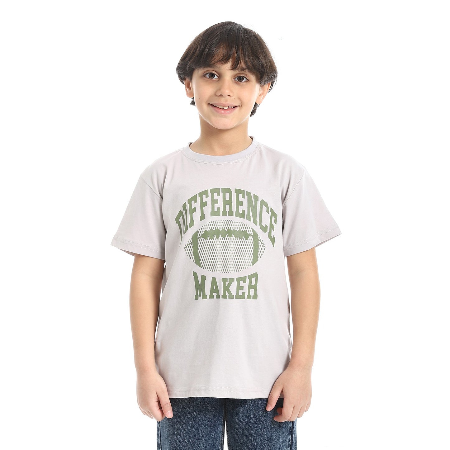 Boys Cotton Printed T-Shirt