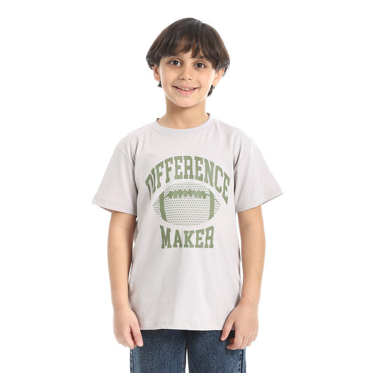 Boys Cotton Printed T-Shirt