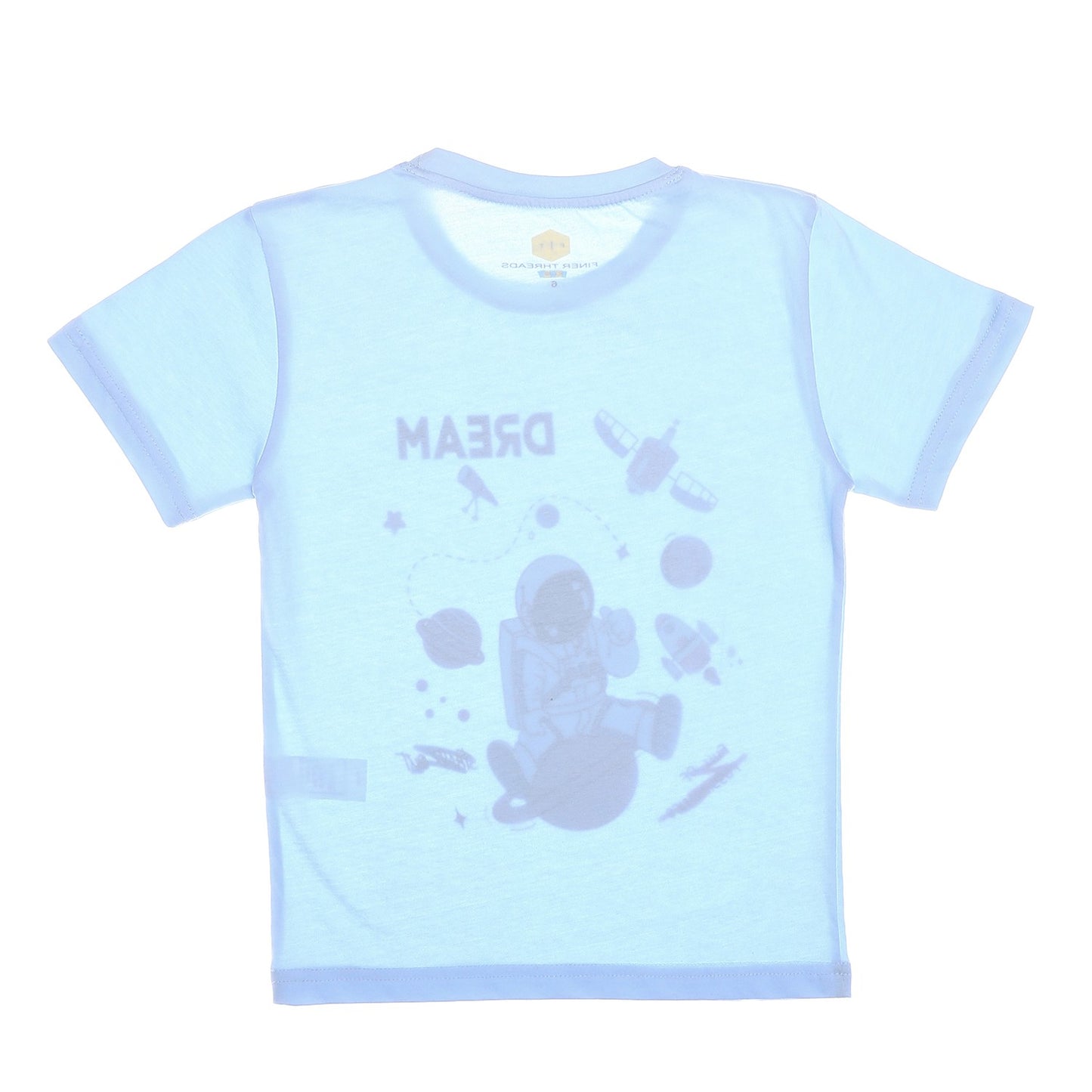 Boys cotton round neck printed T-Shirt