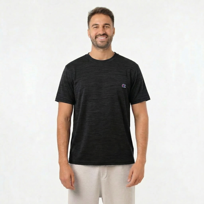 Men’s Polyester Crew Neck T-Shirt