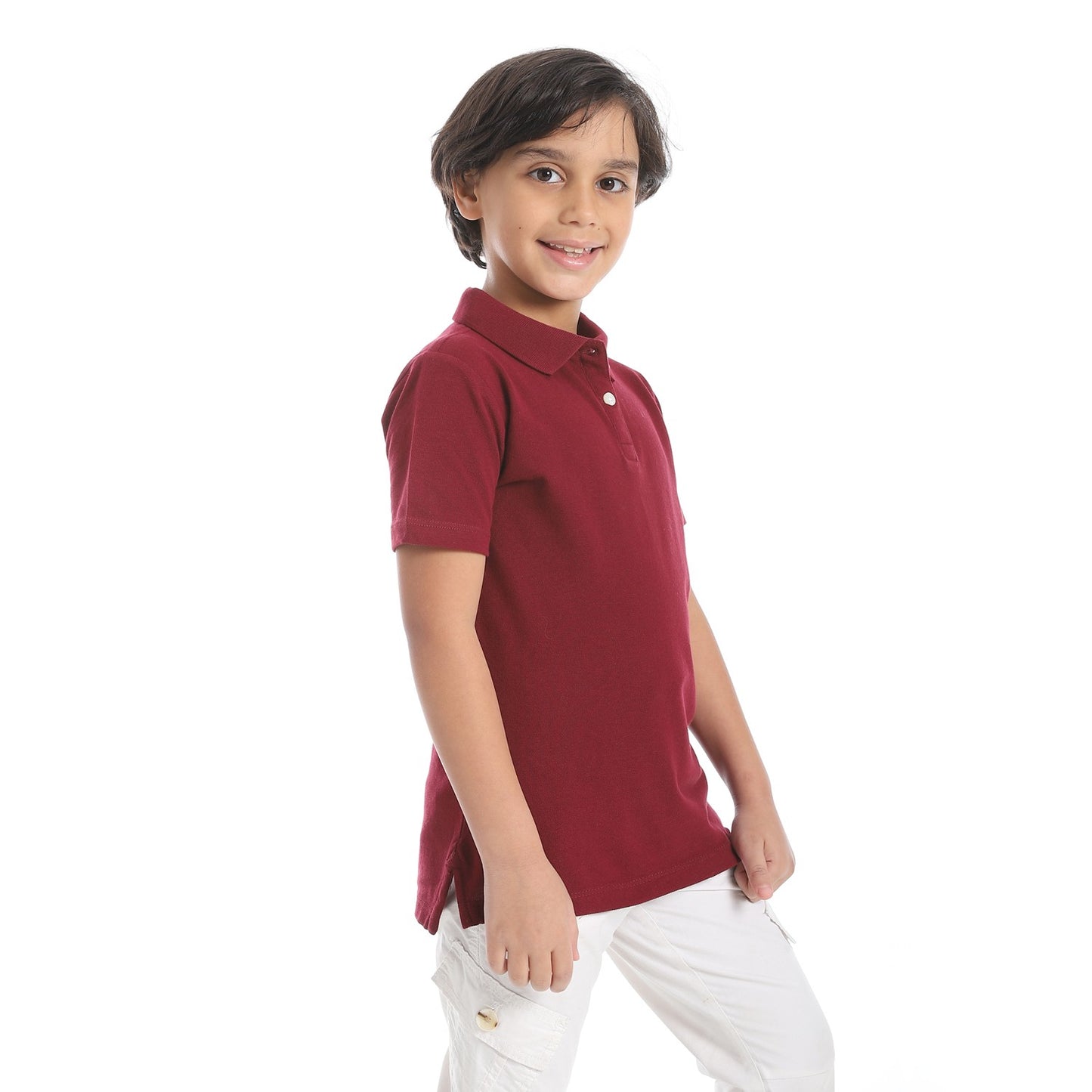 Boys Plain Polo