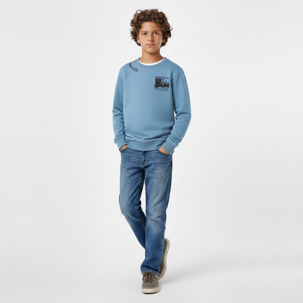 Boys Melton Sweatshirt