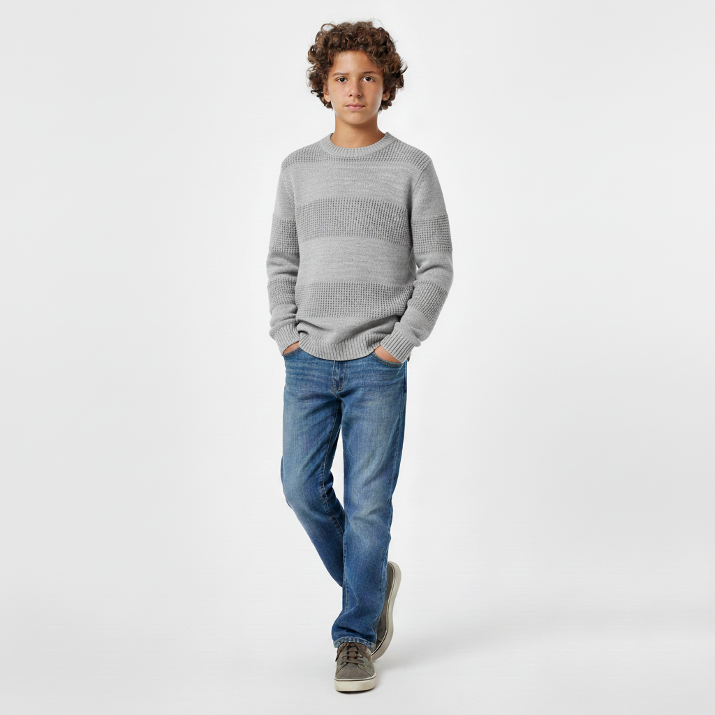 Boys Crew Neck Pullover