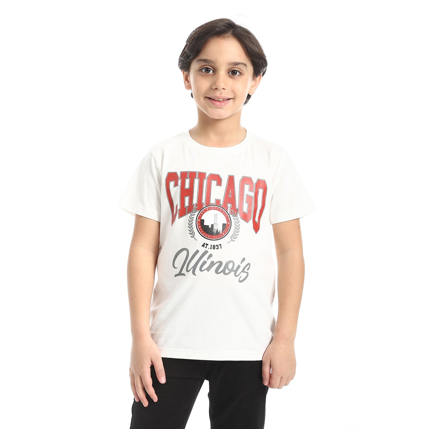 Boys Cotton Printed T-Shirt