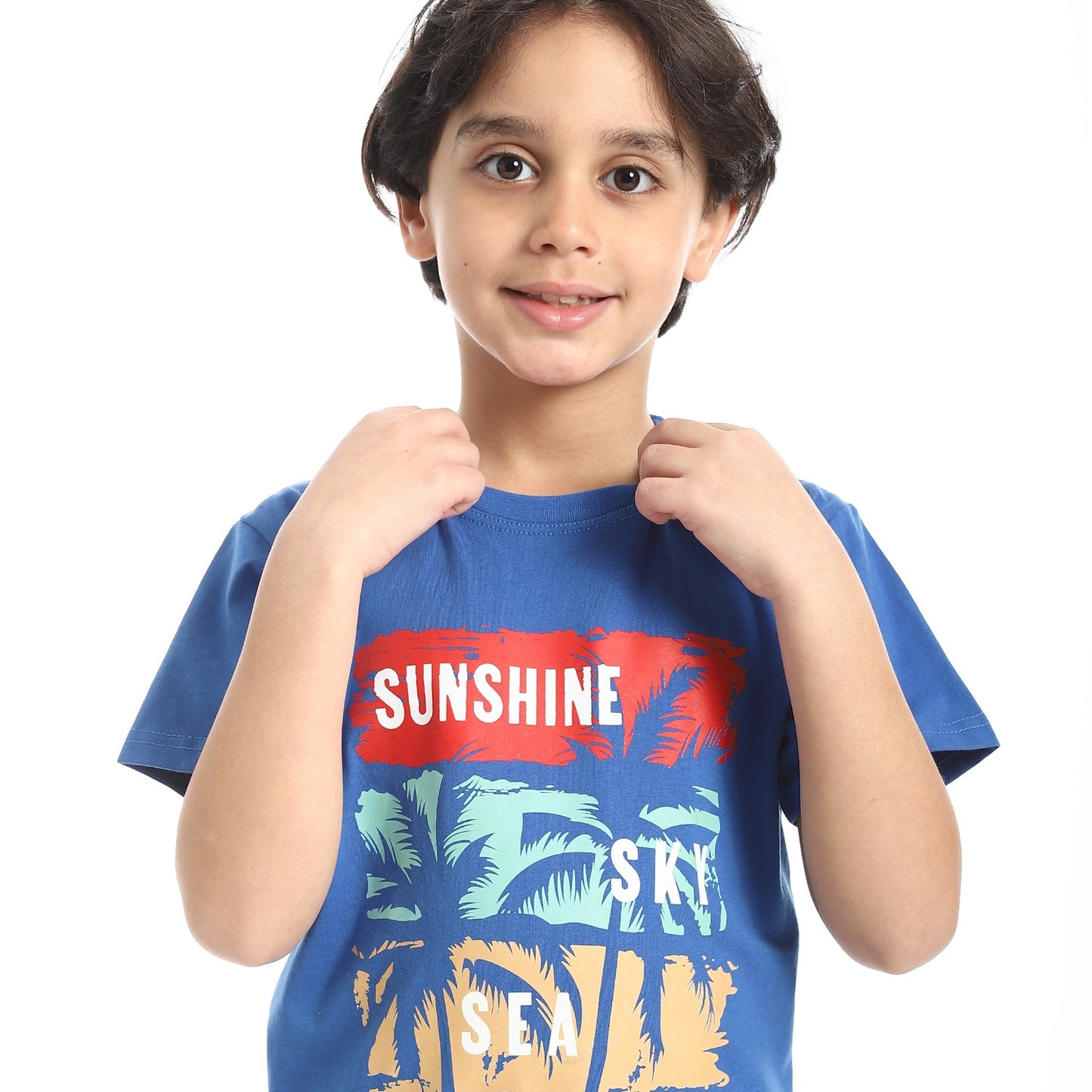 Boys Cotton Printed T-Shirt